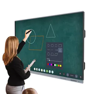 LONTON peralatan pendidikan Digital papan pintar layar sentuh pintar papan tulis interaktif untuk mengajar sekolah