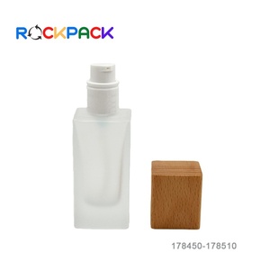 20ml 30ml 50ml 100ml 120ml化粧品スキンケアガラスつや消し空ローションボトルと瓶セット - Product Image 4