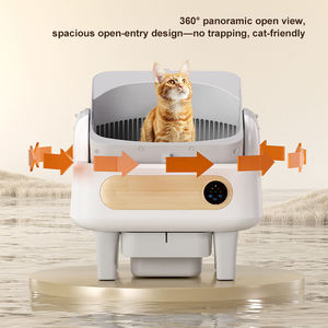 กระบะทรายแมวอัตโนมัติ 75 ลิตร ป้องกันกลิ่น รั่วซึม  รักษ์โลก ควบคุมผ่าน<span class=keywords><strong>แอ</strong></span><span class=keywords><strong>พ</strong></span> 5G ทำ<span class=keywords><strong>ความ</strong></span><span class=keywords><strong>สะอาด</strong></span>ตัวเอง ปลอดภัย - Product Image 4