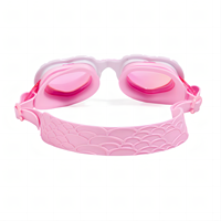 Nouvelles Lunettes de Natation pour Enfants GD Motif Sirène Monture Cœur Tendance Joint en Silicone Étanche Anti-Buée Anti-UV