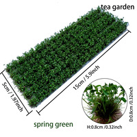 Lot de 120 grappes de plantes en touffes de 8 mm pour maquettes HO et N, idéal pour jardins à thé, modèles ferroviaires et terrains DIY
