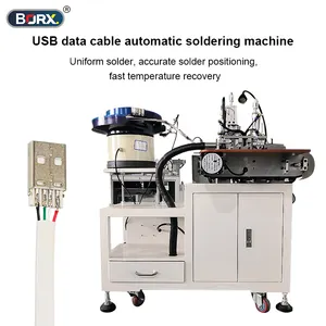 USB Charging Cable Soldering Machine USB Wire Connector Soldering Automatic Factory Producing Data Cable Machine