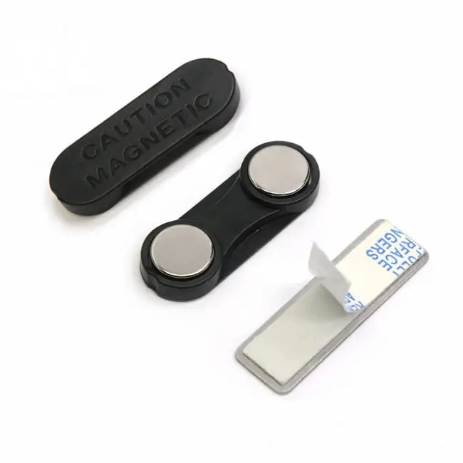 Professional Supplier Good Quality Best Price 45*13mm 2 Magnets Super Strong Magnetic Name Holder