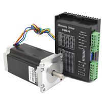 57 86 Stepper/ Servo Motor Driver DM860H dengan Kotak Kontrol Listrik Catu Daya Pengontrol, Sakelar Daya 24V-110VDC 18V-80VAC