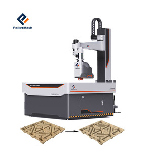 Máquina Automática de Alta Productividad para Recortar y Cantear Palets con Componentes Robóticos - Product Image 1