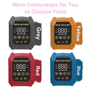 2025 Mini pompe à air <span class=keywords><strong>électrique</strong></span> intelligente pour le vélo de montagne de route équitation matériau ABS Portable avec valve américaine/française pour motos - Product Image 5