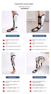 Sepatu bot jalan-jalan, sepatu bot pembentuk tubuh bawah Orthosis pergelangan kaki lutut bisa disesuaikan - Product Image 2