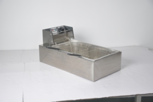 Friteuse électrique double de haute qualité en acier inoxydable 12L pour usage commercial et domestique - Product Image 2