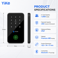 Kablosuz Bluetooth Akıllı Kapı Erişim Tuş Takımı IP67 Su Geçirmez Parmak İzi Dokunmatik Panel Dijital Şifre Güvenliği Çin Fabrikası