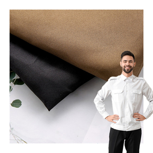Custom 300d 100% Polyester Gabardine Stof Zwart Stretch Uniform Materiaal Waterdicht Outdoor Mini Mat Doek Anti-Statische - Product Image 1