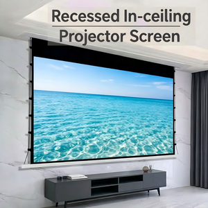 Pantalla de Proyección de Techo Oculta de 110 Pulgadas 16:9 con Mecanismo Eléctrico Silencioso para una Experiencia Cinematográfica Inmersiva en Casa - Product Image 1