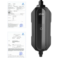 Chargeur ev 16a 250V, support de charge ev, prise factice type 2, chargeur domestique portable, chargeur ev type 2 iec621962 16A