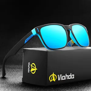 Viahda 2020 Neue polarisierte Sonnenbrille Uv400 Cool Men Sport Square Sonnenbrille für Frauen Reisen Gafas De Sol V510