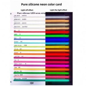 Ống linh hoạt Silicone <span class=keywords><strong>LED</strong></span> Neon Ánh sáng dải đèn khuếch tán - Product Image 5