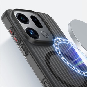 เคสโทรศัพท์ลายลูกฟูกหรูหราสำหรับ Magsafe แบบแม่เหล็ก สำหรับ <span class=keywords><strong>OPPO</strong></span> <span class=keywords><strong>Find</strong></span> X9 Pro X8 X7 Ultra X6 ป้องกันการกระแทก ผิวด้าน - Product Image 2