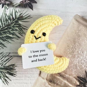 Nouvelle vente chaude : Poupée artisanale en crochet, éco-responsable, motif soleil/lune, art populaire, avec motif végétal, pour anniversaire - Product Image 6