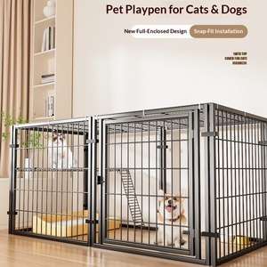 Nueva <span class=keywords><strong>Valla</strong></span> Transpirable <span class=keywords><strong>para</strong></span> <span class=keywords><strong>Perros</strong></span> de Interior <span class=keywords><strong>para</strong></span> Uso Doméstico, <span class=keywords><strong>para</strong></span> Gatos y <span class=keywords><strong>Perros</strong></span>, Diseño de Espacio Libre <span class=keywords><strong>para</strong></span> <span class=keywords><strong>Perros</strong></span> de Diferentes Tamaños, <span class=keywords><strong>para</strong></span> Todas las Estaciones - Product Image 5