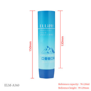 ฝาปิดยาสีฟันแรงยืดหยุ่น38มม. หลอดพลาสติก PE บรรจุภัณฑ์เครื่องสำอาง70-120มล. สำหรับยาสีฟันและผลิตภัณฑ์ดูแลผิว - Product Image 6