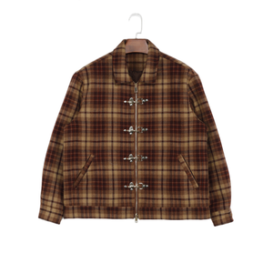 Fabricant de veste à carreaux pour hommes brossée personnalisée hiver chemises en flanelle pour hommes veste - Product Image 1