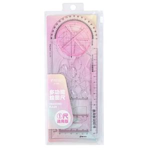 15cm Escuela Oficina Herramientas de dibujo multifuncionales Papelería Niños <span class=keywords><strong>Regla</strong></span> 15cm Reglas de estilo <span class=keywords><strong>rodante</strong></span> de plástico para diseñador de moda - Product Image 1