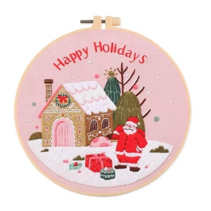 Adult Starter Handmade <b>Embroidery</b> <b>Kits</b> with Polyester-Stitching & Needlework Crafts <b>for</b> <b>Beginners</b> - Product Image 4