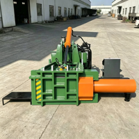 Presse à balles hydraulique horizontale pour métaux ferreux, compacteur de métaux robuste pour le recyclage des ferrailles de fer, d'acier, d'aluminium et de cuivre
