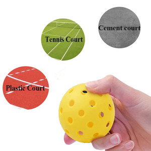 Standard 40 Hole Neon Green Outdoor Professional Oem 40 Hole Injection <b>Ball</b> <b>Pickleball</b> <b>Ball</b> Ready to Ship - Product Image 5