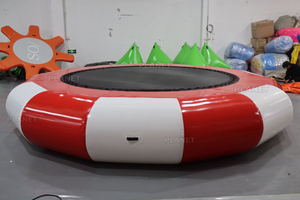 Trampolín Acuático Inflable Gigante, Combinación <span class=keywords><strong>de</strong></span> Brincolín y Tobogán <span class=keywords><strong>para</strong></span> Jardín, Parque Acuático Inflable <span class=keywords><strong>de</strong></span> PVC <span class=keywords><strong>para</strong></span> Niños, Adultos y Fiestas - Product Image 3