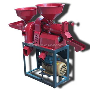 Paddy rice husker rice cleaning automatic mill dry grinder rice corn grain mill machine price