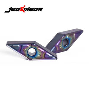 Jeekvisen VNMG1604 08SM Plaquettes en carbure de fonte Plaquettes de tournage carrées pour fraiseuse CNC Usinage des métaux Outils de coupe Revêtement - Product Image 6