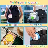Dompet Koin Lucu untuk Wanita, Gantungan Kunci Dompet Koin Imut, Dompet Plush Kecil Kawaii untuk Anak Perempuan, Dompet Uang Receh dengan Gantungan Kunci