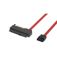 PCIe 4.0 SlimSAS 8i SFF-8654 8 SFF8482 + 4p kabel Server Hard Disk 24 Gb/s 50CM 80CM kawat elektronik Harness kategori produk