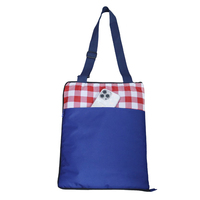 Tapis de pique-nique de plage sans sable, imperméable, avec impression de logo personnalisé, OEM ODM, portable pour l'extérieur et les voyages