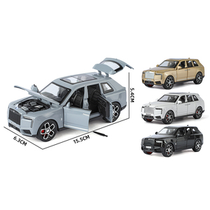 Modèle de véhicule tout-terrain en métal moulé sous pression Wellborn 1:24 Tigre à dents de sabre, voiture anti-émeute, avec effets sonores et lumineux, version avec autocollants, boîte de présentation - Product Image 5