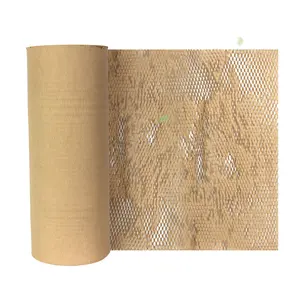 PaperEZ Customization 80g 50cm 7mm 8mm brown kraft honeycomb paper roll