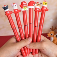 Kerst neutrale gelpen 0,5 mm oplaadbaar direct vloeibaar snel drogend plastic schoolspullen prijs cadeau