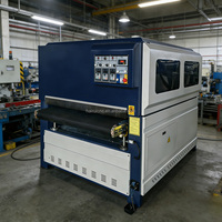 Machine automatique de ponçage et de polissage du bois pour panneaux en contreplaqué/MDF/bois massif, moteur en cuivre pur, commande PLC, moteur et pompe