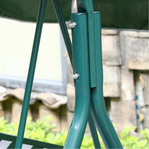 Sedia a Dondolo da Giardino per Esterni Resistente per 3 Persone Sedia Sospesa Altalene da <span class=keywords><strong>Patio</strong></span> Arredo da Esterno - Product Image 5