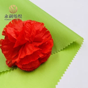 100% Polyester taffeta thiết kế thời trang đồng bằng nhuộm cho đám cưới hoa nhân tạo vải tường - Product Image 1