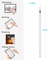 Stylet capacitif actif en plastique et métal pour Pencil Pro 2024, compatible avec les téléphones mobiles et les tablettes, avec recharge sans fil