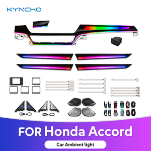 KYNCHO para Honda Accord 10ª Generación 2018 2022 Luz Ambiental LED Iridiscente Sinfonía para Coche Iluminación Ambiental LED Automotriz - Product Image 1