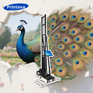 Printava tự động 3D dọc tường máy in UV Robot chống bụi bức tranh tường bảng điều khiển máy sơn cho không gian thư viện - Product Image 1