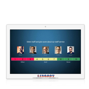 Système de rétroaction client service satisfaction enquête dispositif 10 pouces tablette intégré logiciel d'enquête - Product Image 1