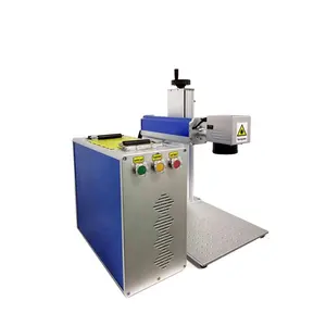 Laser fiber marking machine for metal 100w 50w fiber marker with working area 300*300mm
