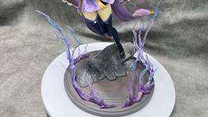 28cm 11,02 pulgadas Genshin Impact Raiden Shogun con caja de Color resina de PVC modelo de niña adulta juguete figura de acción figura de <span class=keywords><strong>Anime</strong></span> - Product Image 4