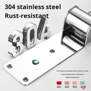 Hàng rào miễn phí hình chữ U SUS304 phòng tắm an toàn lan can nhà vệ sinh lấy thanh hành lang tàn tật giúp chống trượt lan can - Product Image 2