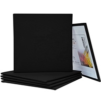 Panneau en toile noir d'artiste Phoenix pour enfants, taille personnalisable 8OZ 5x5in