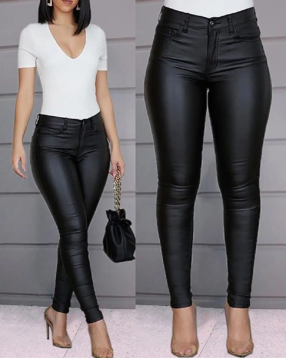 leggings leather pants