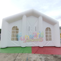 Carpa Inflable Portátil, Impermeable, de PVC y Tela Oxford, Color Personalizado, Grado Comercial, Resistente, con Logotipo Personalizado