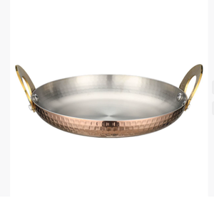 DFP03 Sartén Redonda de Metal Forjado Personalizada con Asa, Diseño Clásico, Utensilios de Cocina, Sartén para Servir - Product Image 4